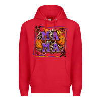 Red basketball mama with leopard Premium Hoodie - Zillion Design Studio