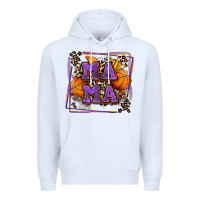 White basketball mama with leopard Premium Hoodie - Zillion Design Studio