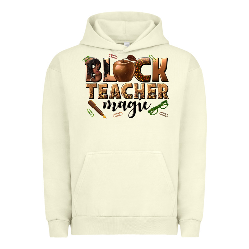Black Teacher Magic Melanin Urban Hoodie by texasbilliewilder | Teevron