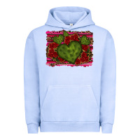Pigment Grape Ice Valentine Cactus Heart with Roses Urban Hoodie - RanaPortraitStore