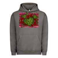 Pigment Tornado Valentine Cactus Heart with Roses Urban Hoodie - RanaPortraitStore