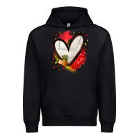 Black fruits and volleyball heart Urban Hoodie - Zillion Design Studio