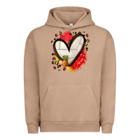 Pigment Burro fruits and volleyball heart Urban Hoodie - Zillion Design Studio