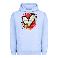 Pigment Grape Ice fruits and volleyball heart Urban Hoodie - Zillion Design Studio