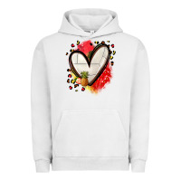 Pigment Lunar Rock fruits and volleyball heart Urban Hoodie - Zillion Design Studio