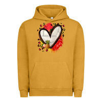 Pigment Peanut Butter fruits and volleyball heart Urban Hoodie - Zillion Design Studio
