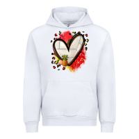 White fruits and volleyball heart Urban Hoodie - Zillion Design Studio