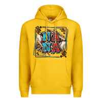 Lemon baseball nana with leopard Premium Hoodie - Zillion Design Studio