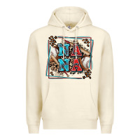 Sandshell baseball nana with leopard Premium Hoodie - Zillion Design Studio