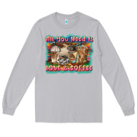 Moon Dust all you need is love & coffee Long Sleeve Tee - BarkalooDesign