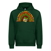 Forest Green black history teacher rainbow Urban Hoodie - texasbilliewilder