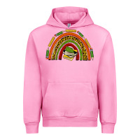 Fuchsia Pink black history teacher rainbow Urban Hoodie - texasbilliewilder