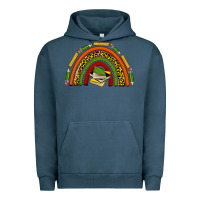 Pigment Midnight Navy black history teacher rainbow Urban Hoodie - texasbilliewilder