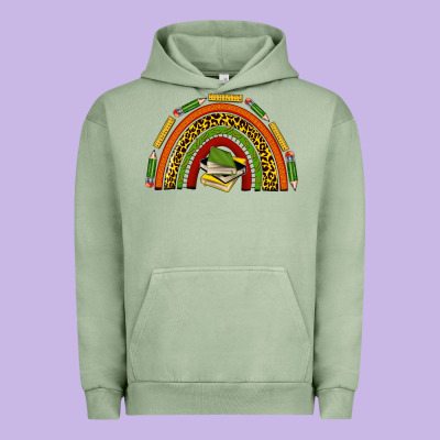 Black History Teacher Rainbow Urban Hoodie Designed By Texasbilliewilder