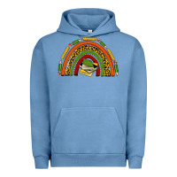 Pigment Pebble Blue black history teacher rainbow Urban Hoodie - texasbilliewilder