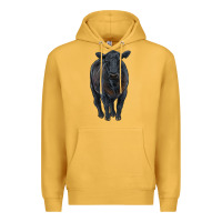Mustard black angus cattle Premium Hoodie - RanaPortraitStore