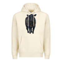Sandshell black angus cattle Premium Hoodie - RanaPortraitStore