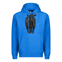 True Royal black angus cattle Premium Hoodie - RanaPortraitStore