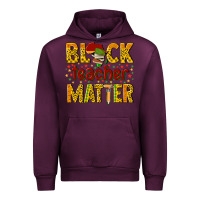 Mauve Wine black teacher matter Urban Hoodie - texasbilliewilder