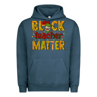 Pigment Midnight Navy black teacher matter Urban Hoodie - texasbilliewilder