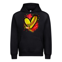 Black fruits and softball heart Urban Hoodie - Zillion Design Studio