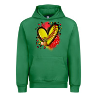 Emerald fruits and softball heart Urban Hoodie - Zillion Design Studio