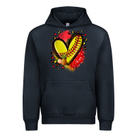 Navy fruits and softball heart Urban Hoodie - Zillion Design Studio