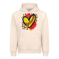 Sandshell fruits and softball heart Urban Hoodie - Zillion Design Studio