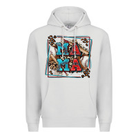 Baseball Mama With Leopard Premium Hoodie | Teevron