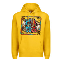 Lemon baseball mama with leopard Premium Hoodie - Zillion Design Studio