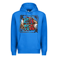 True Royal baseball mama with leopard Premium Hoodie - Zillion Design Studio