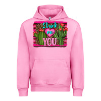 Fuchsia Pink stuck on you cactus Urban Hoodie - RanaPortraitStore