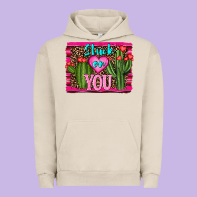 Stuck On You Cactus Urban Hoodie Designed By Ranaportraitstore