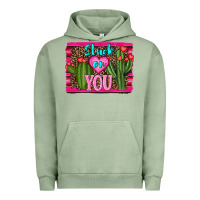 Pigment Oil Green stuck on you cactus Urban Hoodie - RanaPortraitStore