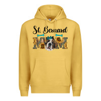 Antique Gold western st. bernard mom Premium Hoodie - RanaPortraitStore