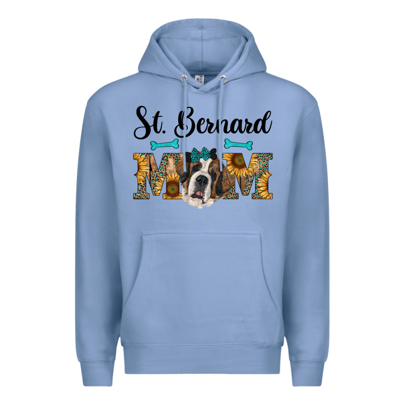 Western St. Bernard Mom Premium Hoodie by RanaPortraitStore | Teevron