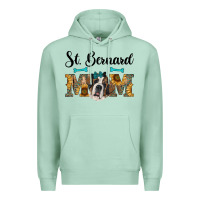 Seafoam western st. bernard mom Premium Hoodie - RanaPortraitStore