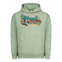 Pigment Oil Green blessed teacher Urban Hoodie - texasbilliewilder