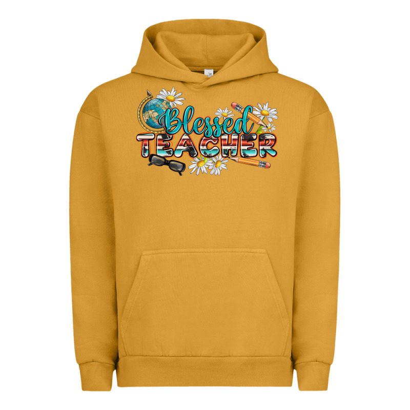 Blessed Teacher Urban Hoodie by texasbilliewilder | Teevron