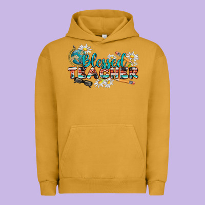 Blessed Teacher Urban Hoodie Designed By Texasbilliewilder