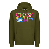 Army Green cruise life Premium Hoodie - texasbilliewilder