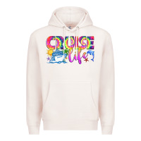 Pale Pink cruise life Premium Hoodie - texasbilliewilder