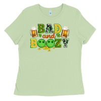 Matcha bad and boozy wıth beer and coins Ladies Tee - Artiststas