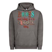 Pigment Tornado boots and bling its a cowgirl thing Urban Hoodie - texasbilliewilder