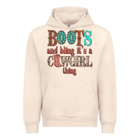 Sandshell boots and bling its a cowgirl thing Urban Hoodie - texasbilliewilder