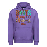 Tulip boots and bling its a cowgirl thing Urban Hoodie - texasbilliewilder
