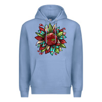 Colony Blue Cherry sunflower Premium Hoodie - texasbilliewilder