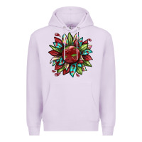 Lilac Cherry sunflower Premium Hoodie - texasbilliewilder