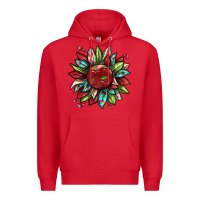 Red Cherry sunflower Premium Hoodie - texasbilliewilder