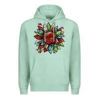 Seafoam Cherry sunflower Premium Hoodie - texasbilliewilder